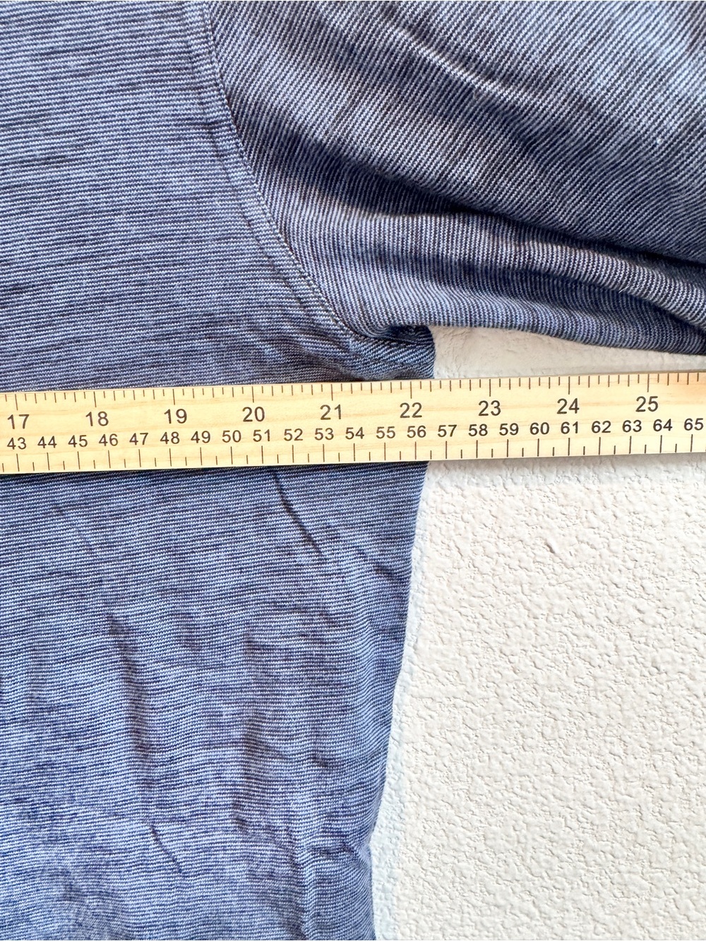 Robert Barakett Hooded Henley Pullover Slub Coastal Minimalist Blue L Shirt G98 - Picture 5 of 8